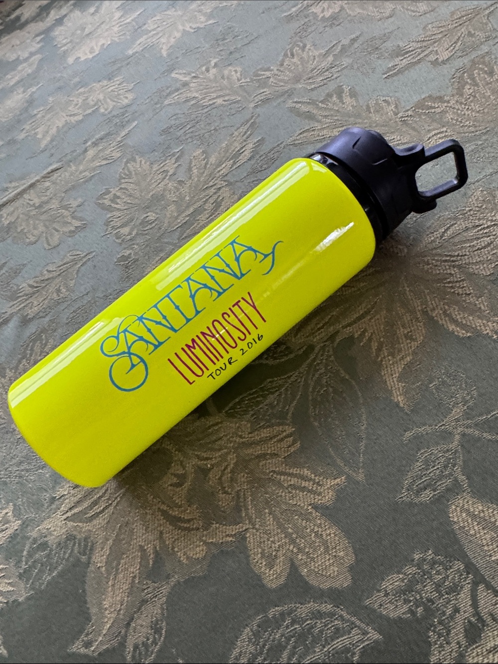 Santana Luminosity Tour 2016 Neon Yellow Stainless Water Bottle
